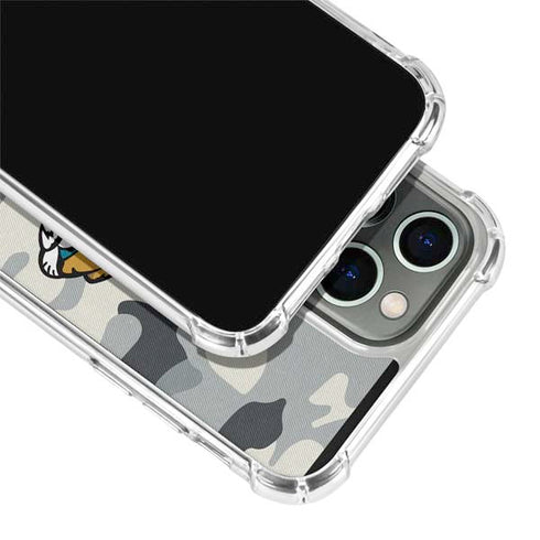 NFL Jacksonville Jaguars Camo iPhone 15 Pro Clear Case